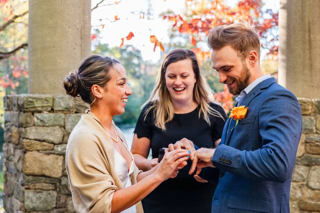 C + a fall wedding