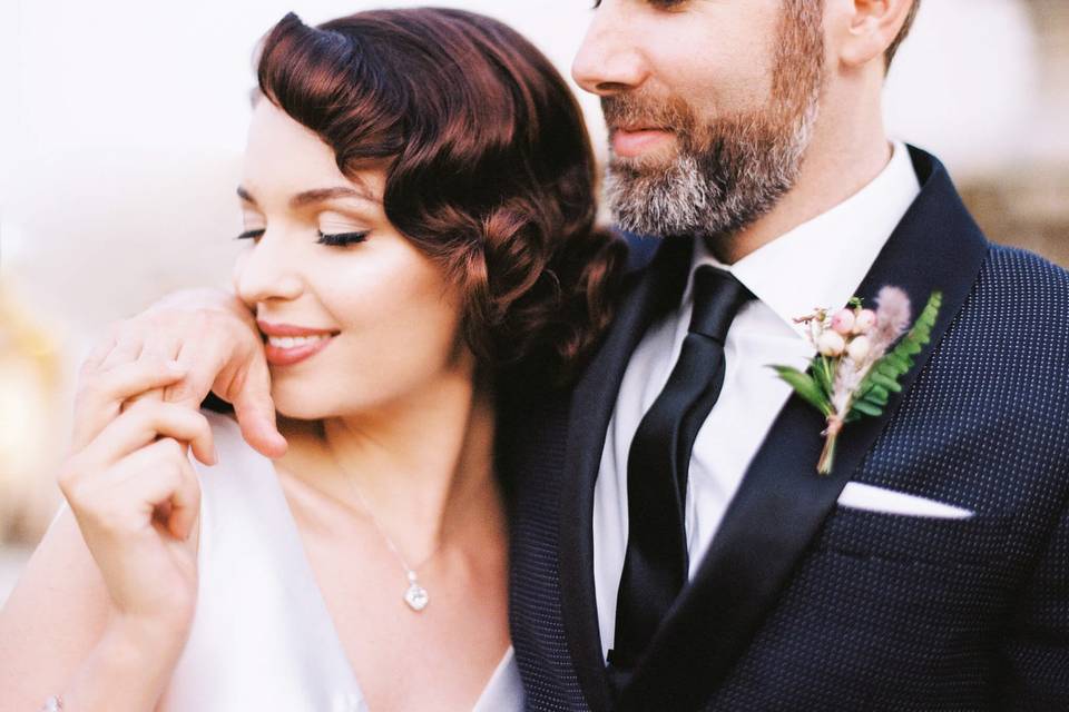 Vintage Glamour Bridal Look