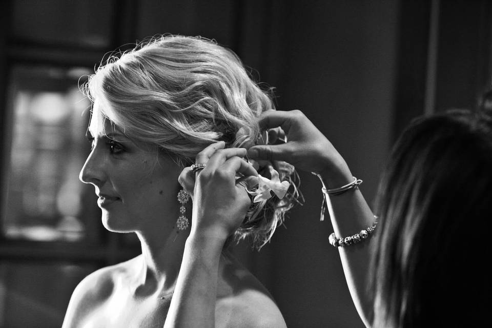 Timeless Bridal Updo Styling