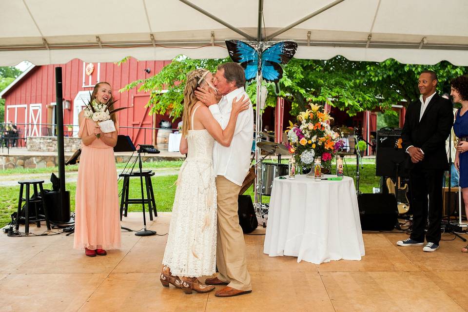 Couple dancing