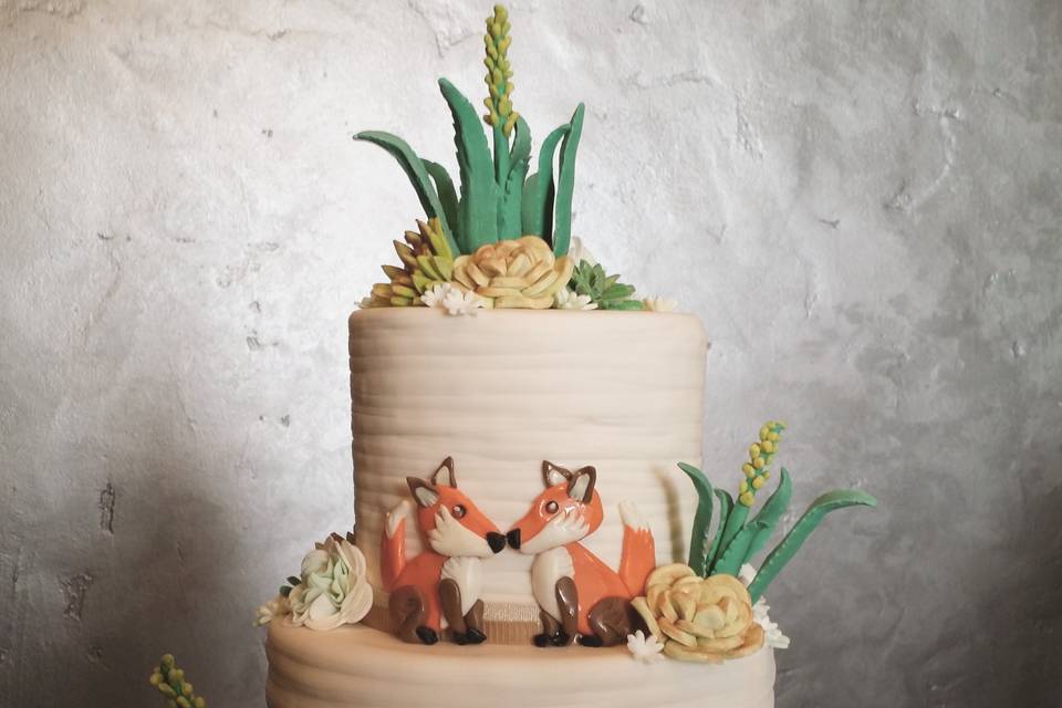 Foxes in the dessert