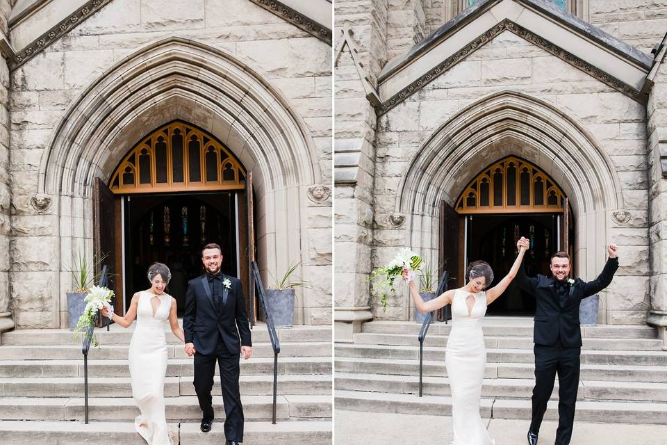 Bride and groom