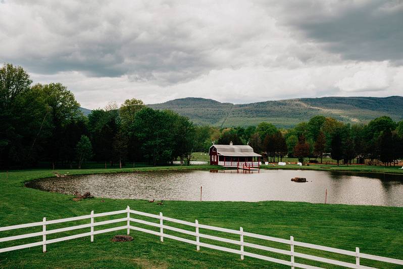 Pond house