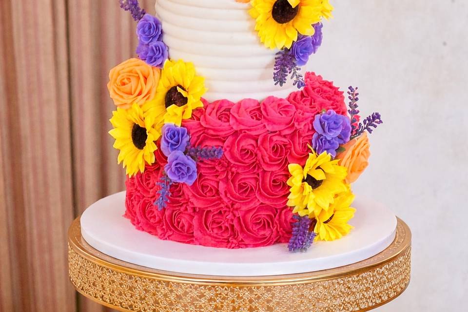 Starburst cake