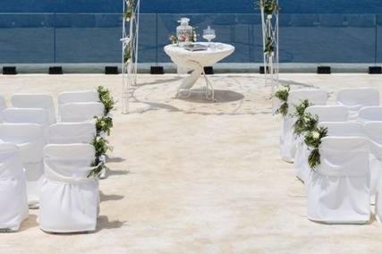 Ceremony setup