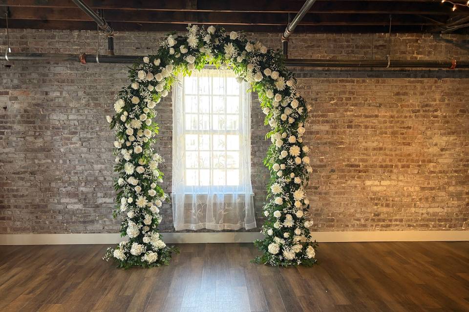 White and Green FULL ARCH
