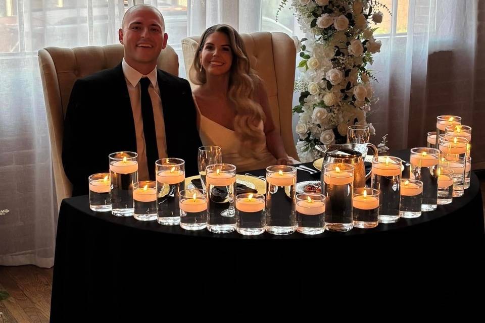 Sweetheart table ARCHES