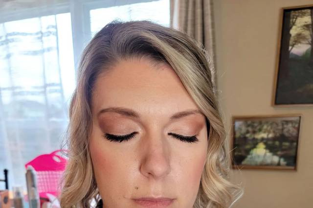 Full glam makeup