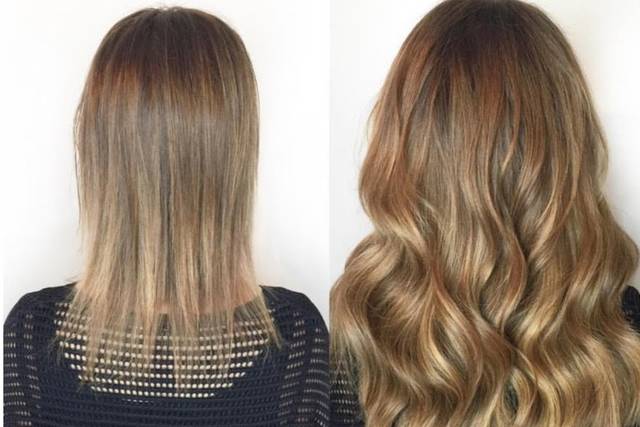 Hair before and after
