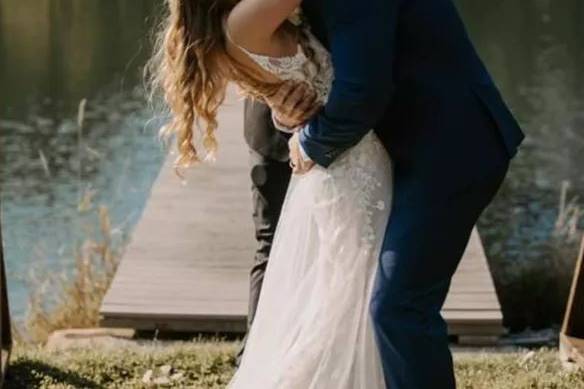 Wedding kiss