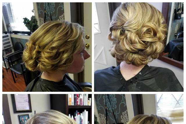 Angles of updo