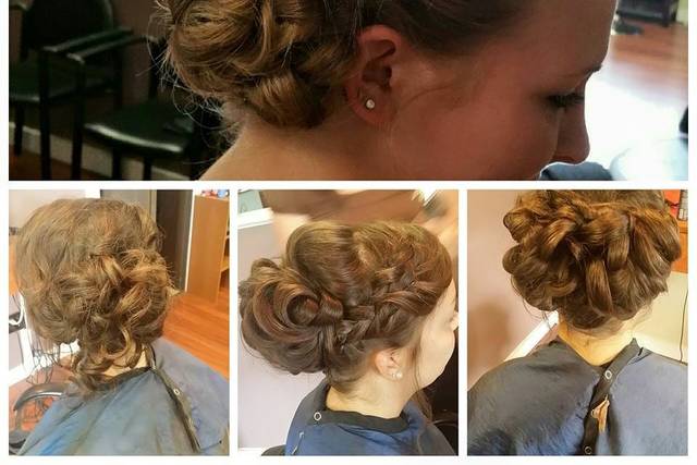 Braided updo