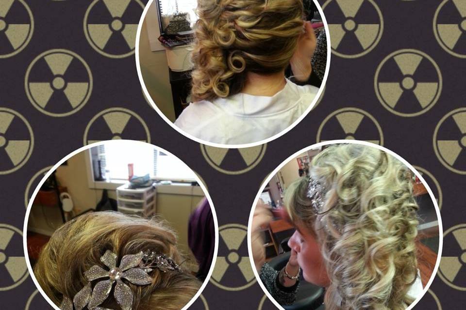 Hairpin and updo angles