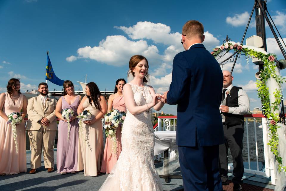 Gateway Clipper Wedding Photo