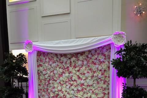 Custom Flower Wall