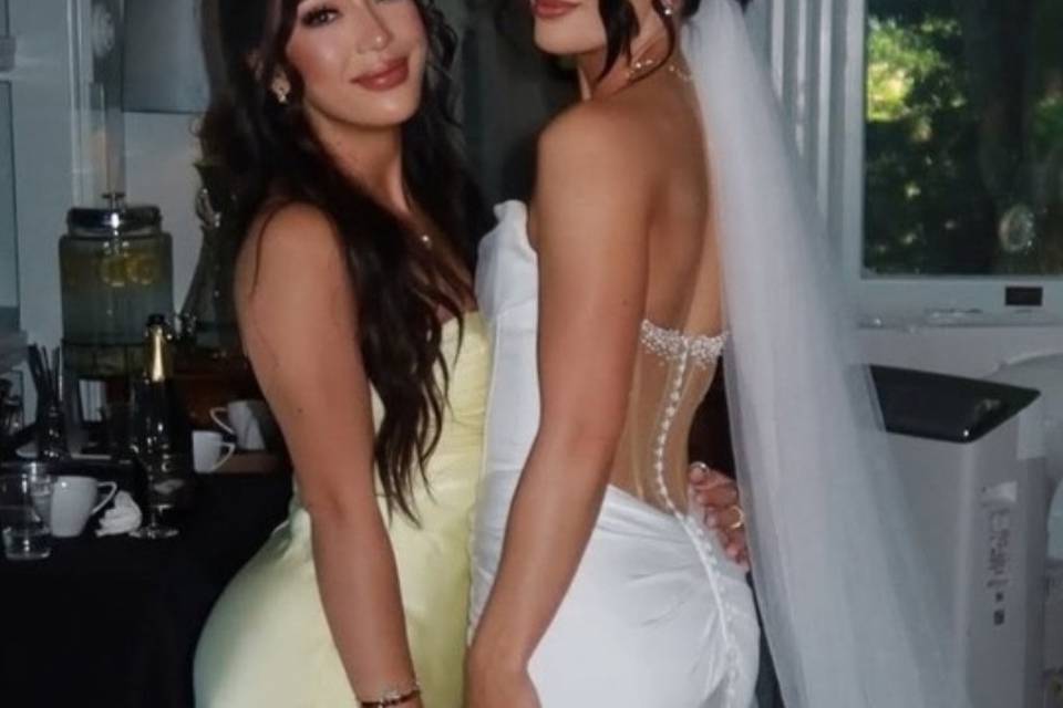Blushing bride