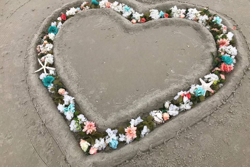 Heart in Sand