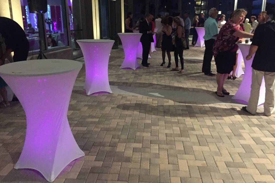 Illuminated Cocktail Tables