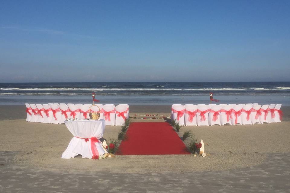 Red Carpet Wedding