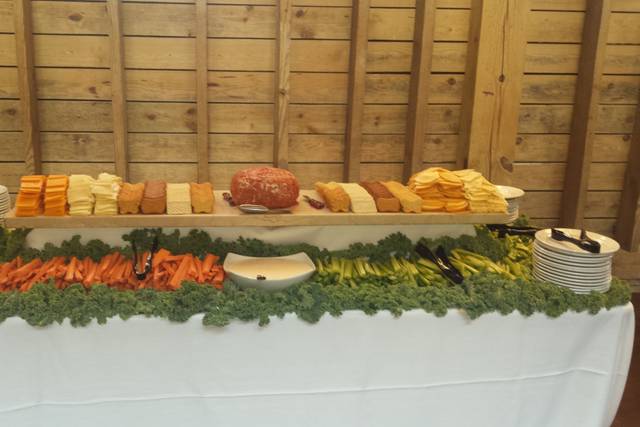 Vegetable buffet station