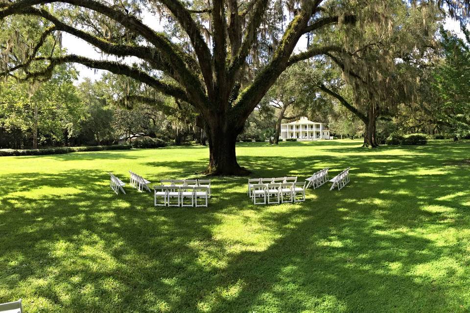 Ceremony at eden state park