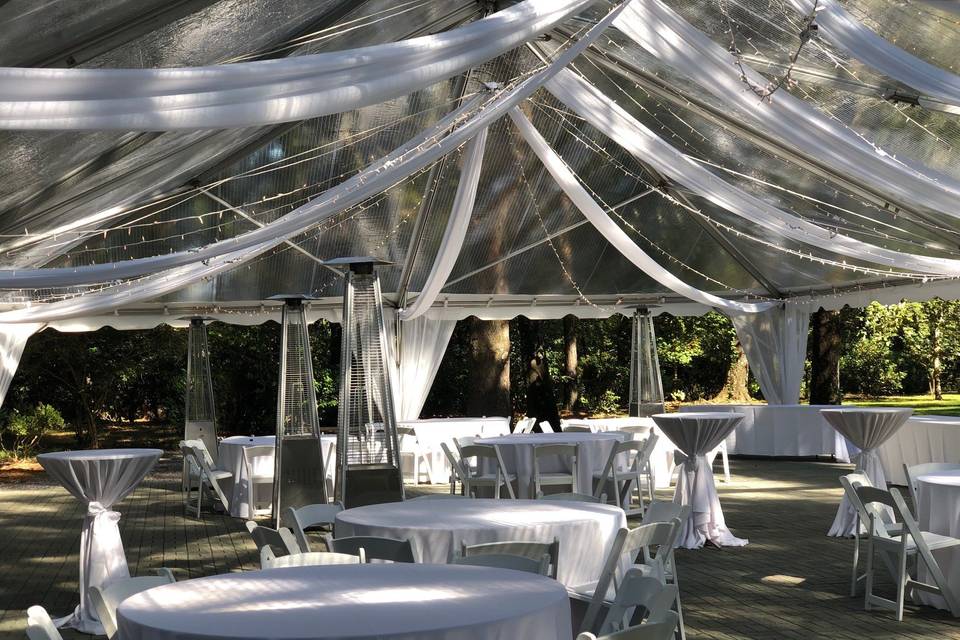 Clear Tent Draping