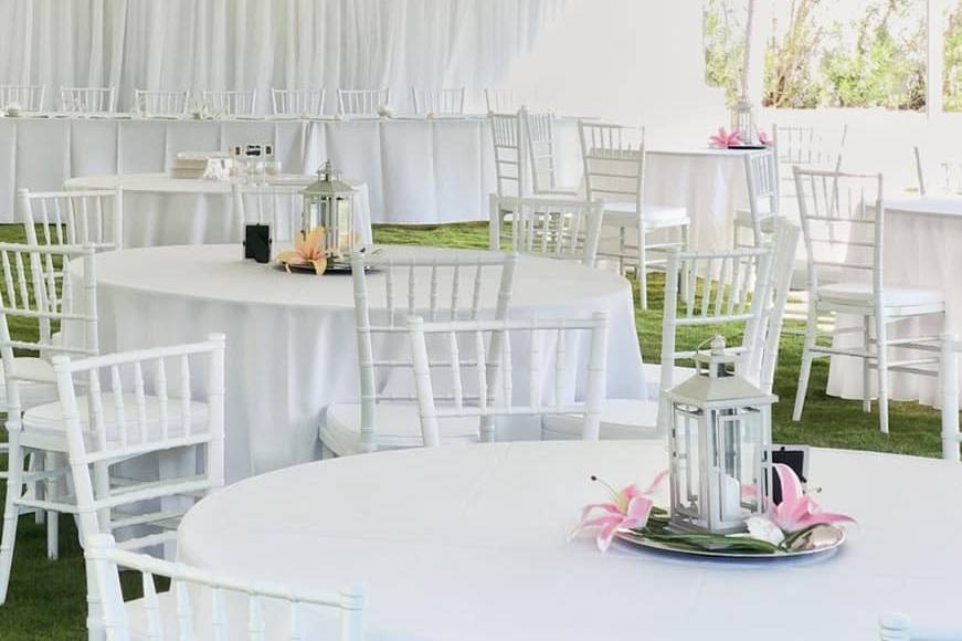 White Chiavari