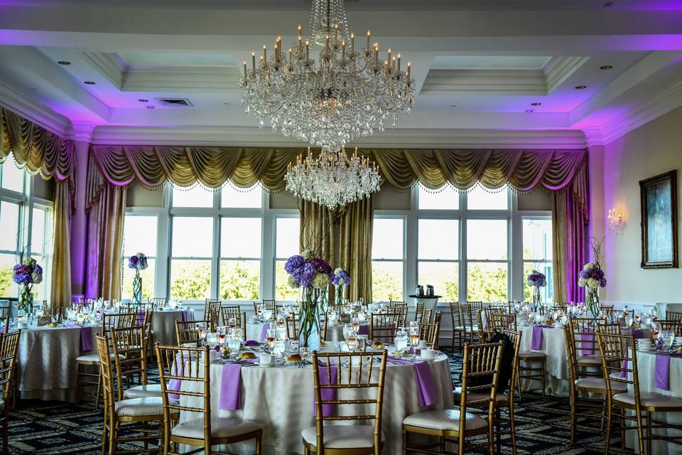 Ballroom with Up Lighting