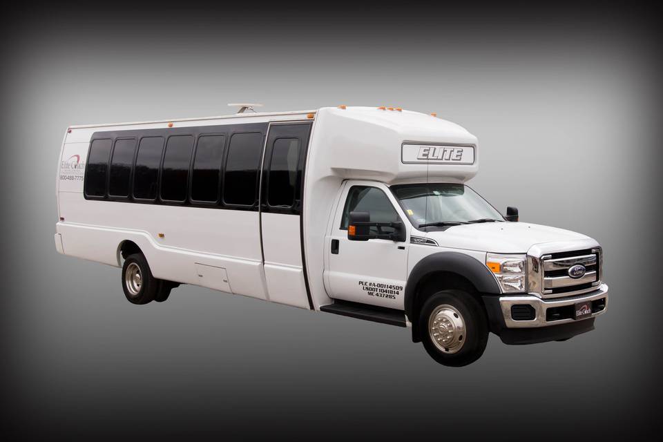 White bus