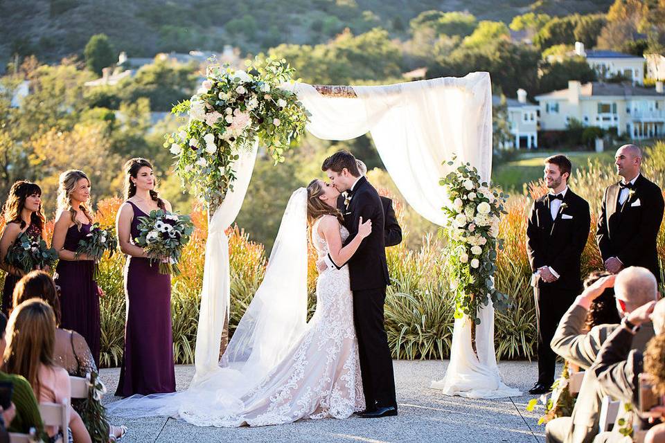 Gorgeous coto de caza golf & raquet club wedding ceremony