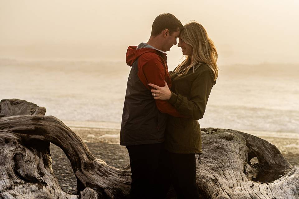 Rialto Beach Engagement