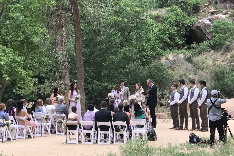 Incredible Zion NP wedding