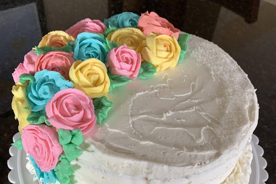 White Almond- Floral Design