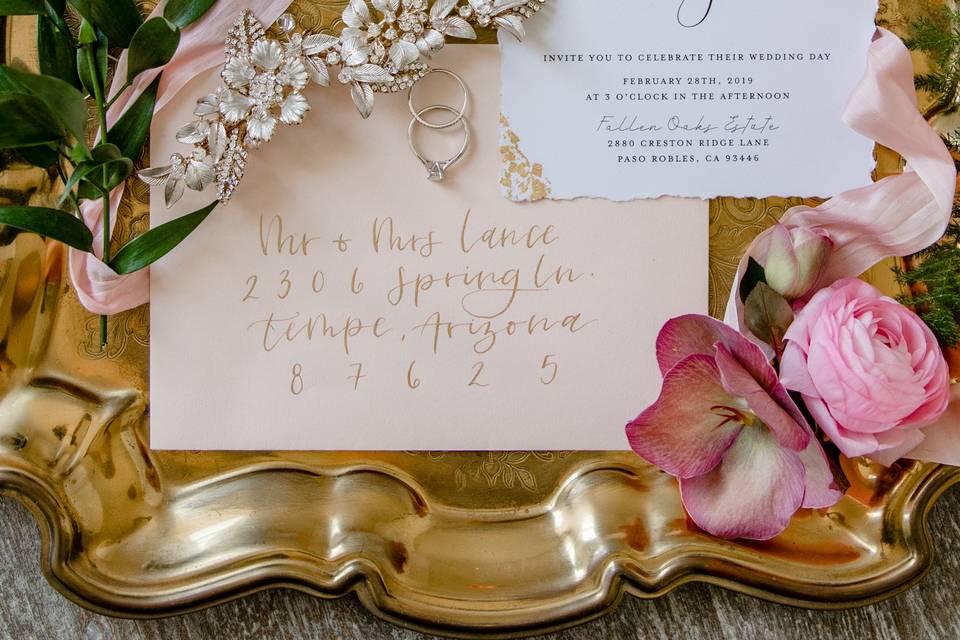 Invitations and accessories