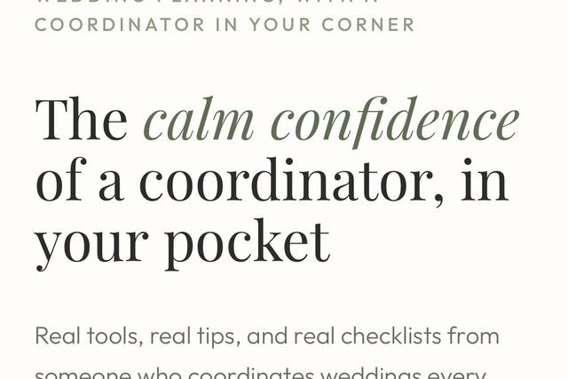Calm Confidence