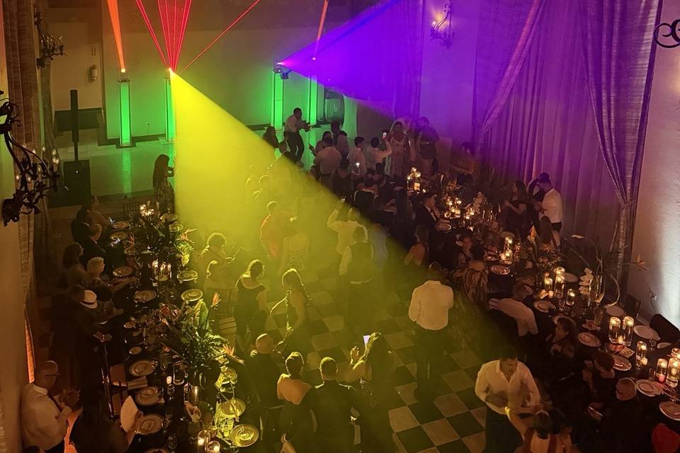 Lights & Laser Set Up
