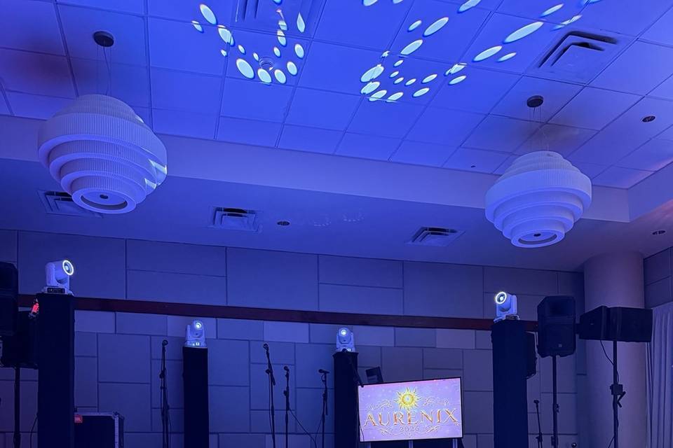 Black Set Up & Dance Floor