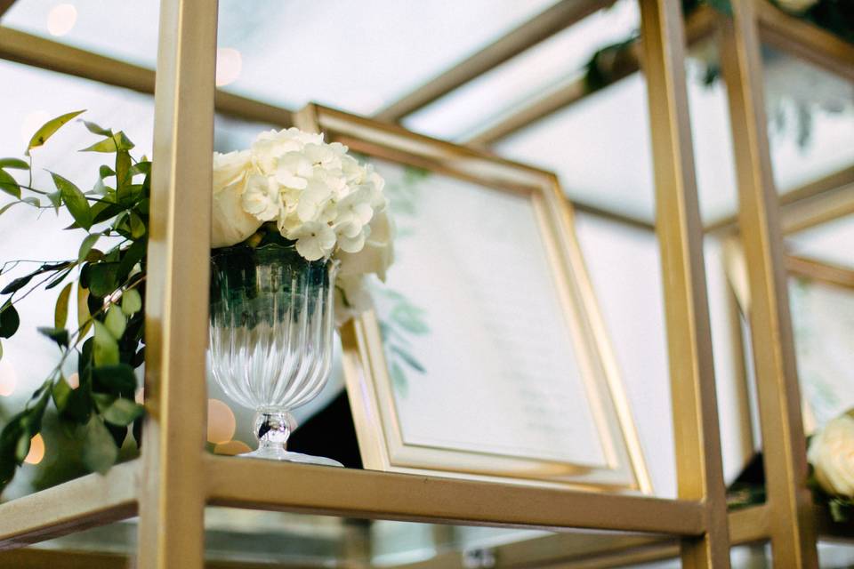 Framed Table Seating Chart