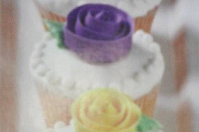 Wedding Roses Cupcakes