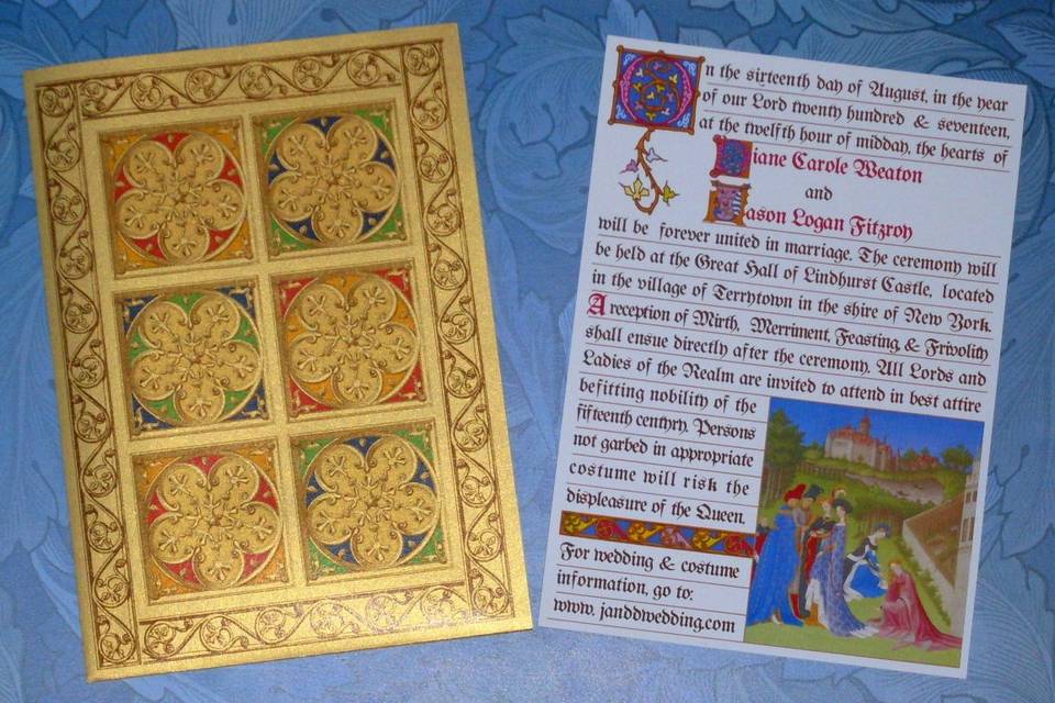 Gold Medieval Manuscript