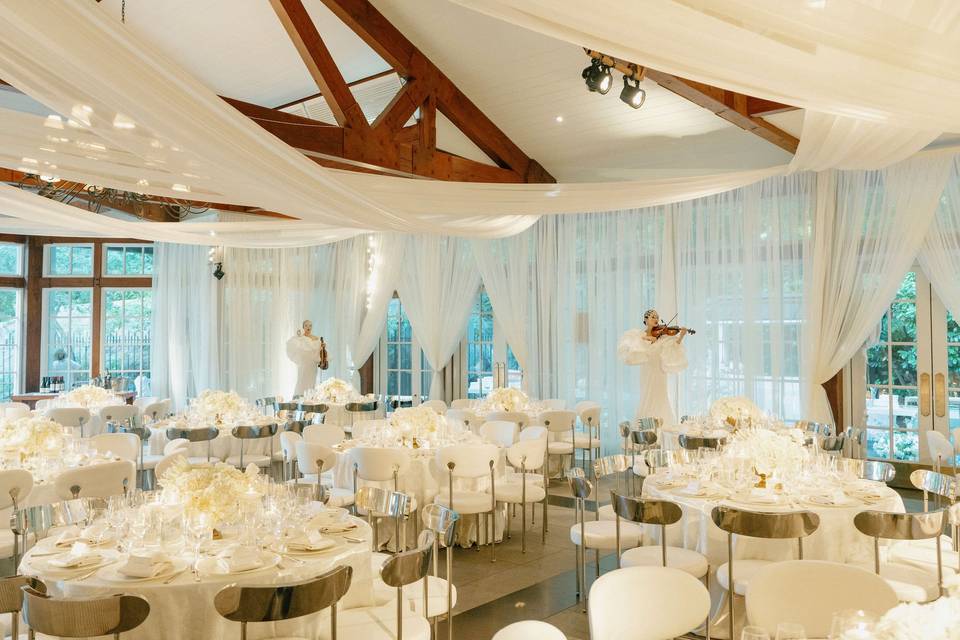 White Draping