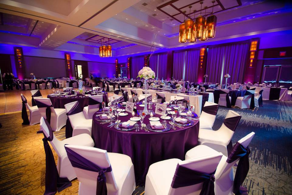 Wedding reception area