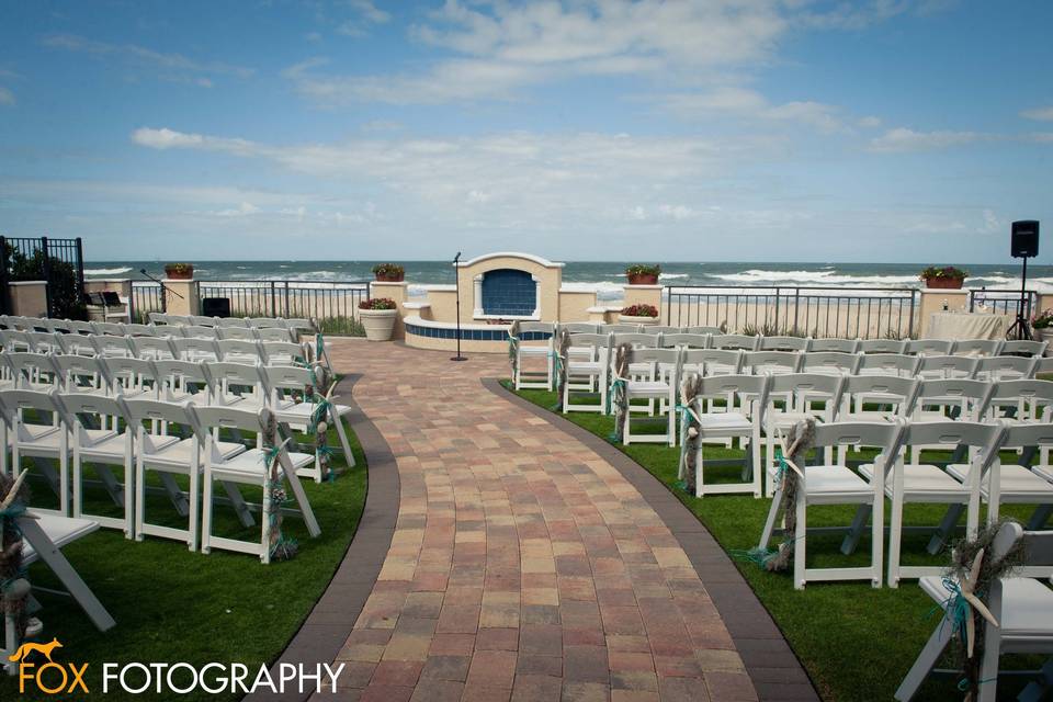 Ceremony on Ocean Lawn