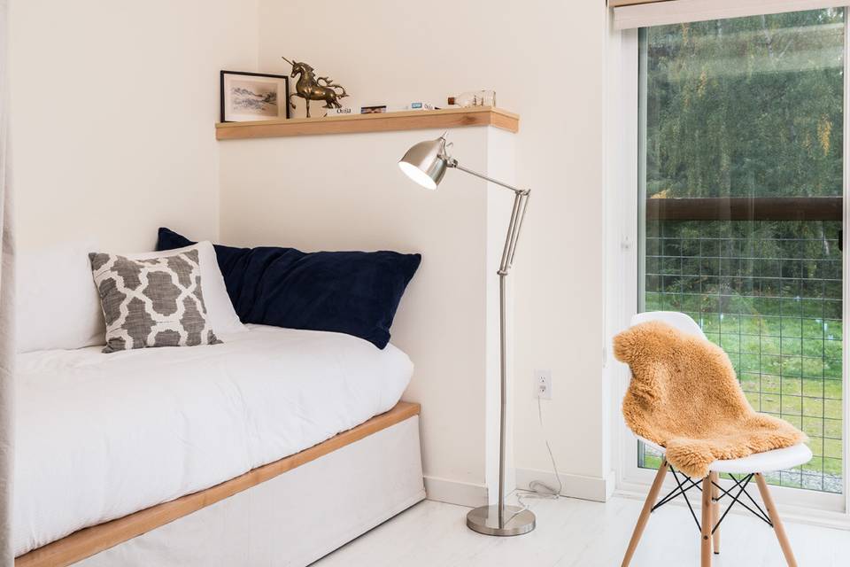 Sleeping nook in suite lodge