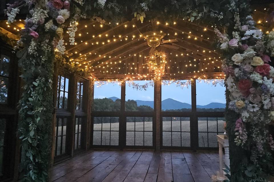 View from the greenhouse