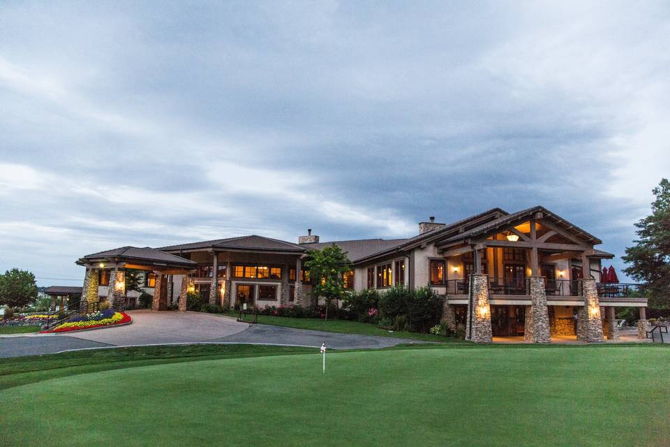 Exterior of the country club