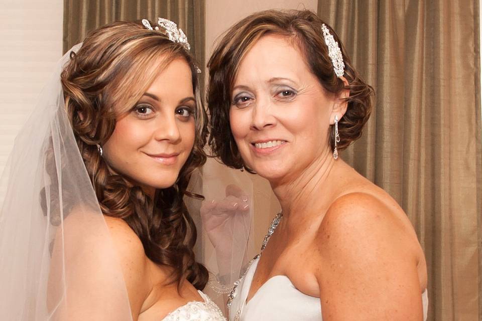 Mom and bride