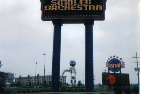 The Ron Smolen Orchestra MARQUEE for our performance at The Hollywood Casino, Tunica MS