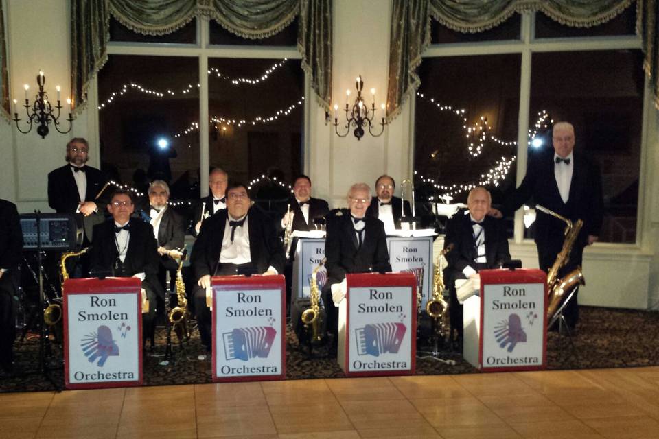 The Ron Smolen Orchestra performing at Royal Fox Country Club   January 2017  St Charles, Illinois