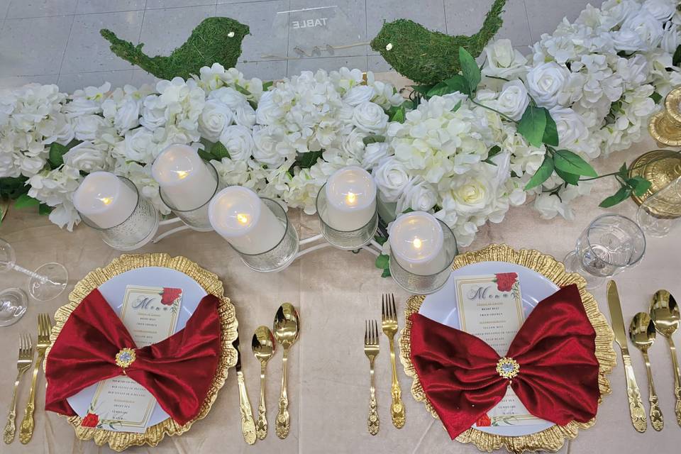 Sweetheart Table Setting